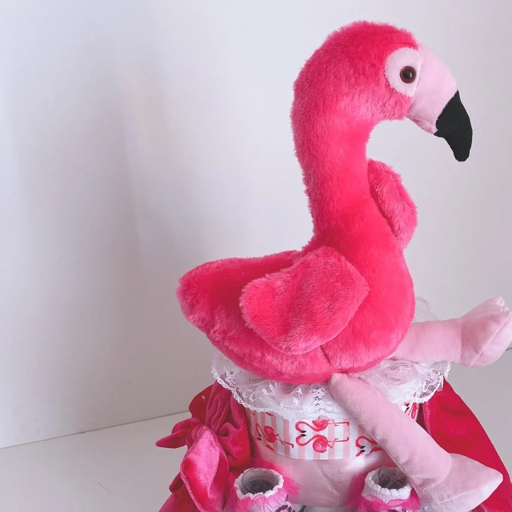 Flamingo Diaper Cake